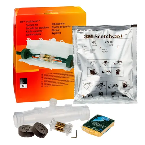 3M 92NBA0 gietmofpakket 4 x 1,5 - 6 mm² voor kabels met buitendiameter 6-16 mm