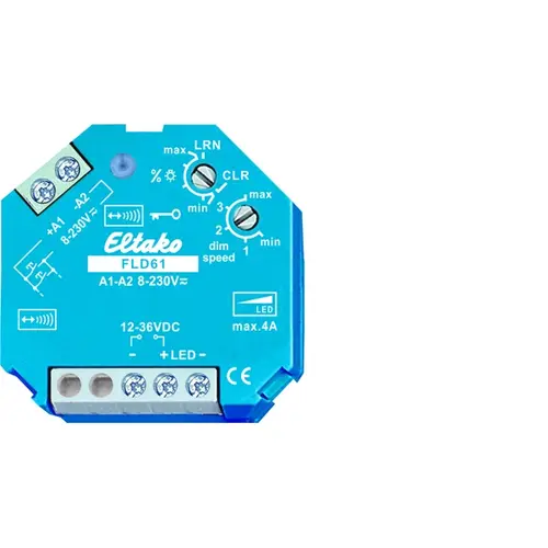 Eltako FLD61 Funk PWM dimactor voor LED van 12 t/m 36V DC tot max. 4A