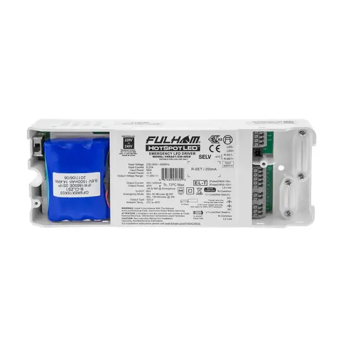 Klemko LNU-60V-180-3W Lumiko 860730 LED driver inclusief noodstroom 3-45W 11-50V