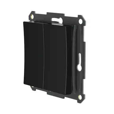 Plejd WPH-01-55B draadloze pulsdrukker 1- of 2-voudig zwart