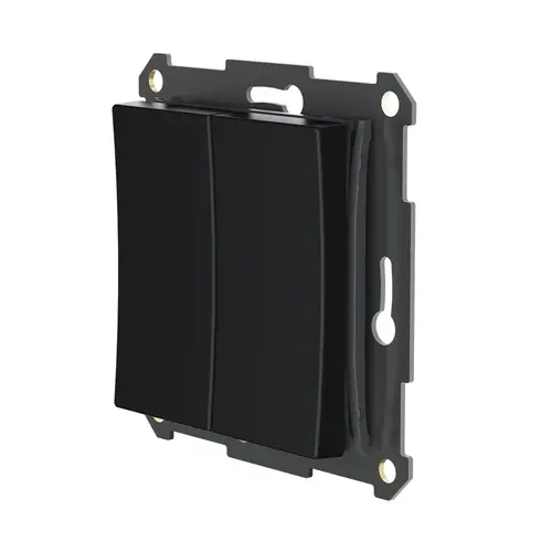 Plejd WPH-01-55B draadloze pulsdrukker 1- of 2-voudig zwart
