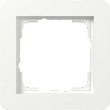 Gira 0211150 afdekraam 1-voudig E1 wit glans