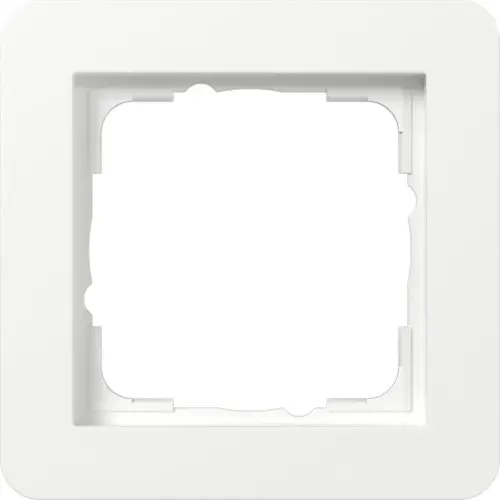 Gira 0211150 afdekraam 1-voudig E1 wit glans