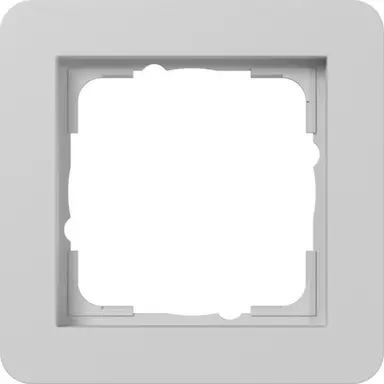 Gira 0211154 afdekraam 1-voudig E1 grijs mat