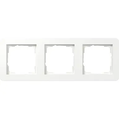 Gira 0213151 afdekraam 3-voudig E1 wit mat