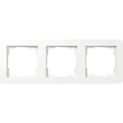 Gira 0213151 afdekraam 3-voudig E1 wit mat