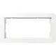 Gira 1002150 afdekraam 2-voudig zonder middenstijl E1 wit glans