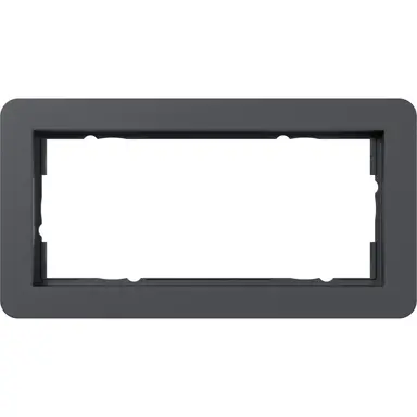 Gira 1002152 afdekraam 2-voudig zonder middenstijl E1 antraciet mat