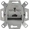 Rutenbeck 136104030 universele RJ45 data wandcontactdoos modular jack 1-voudig inbouw CAT6A