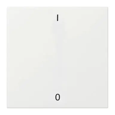 Gira 361503 schakelwip met opdruk 1/0 Systeem 55 wit glans