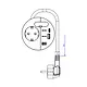 Bachmann 938.201 inbouwstopcontact rond 80mm met randaarde + USB-A/C en 2m snoer met RA-stekker zwart