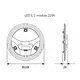 Opple 140066204 Clio G2 LED-module 22W 2300lm 2700K 228mm gematteerd dimbaar