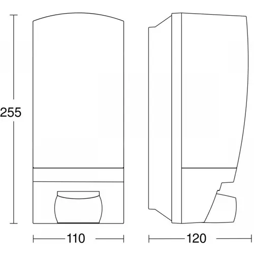 Steinel 650513 buitenlamp met PIR en lichtsensor IP44 wit
