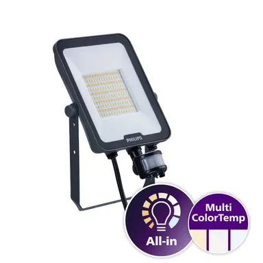 Philips 8720169736184 schijnwerper met licht en bewegingssensor LED 3000-6500K 50W IP65