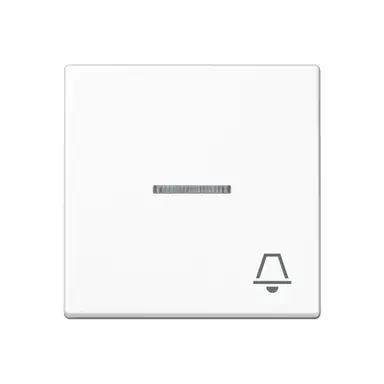 JUNG A 590 KO5 K WW schakelwip met belsymbool controlevenster A-range alpine wit