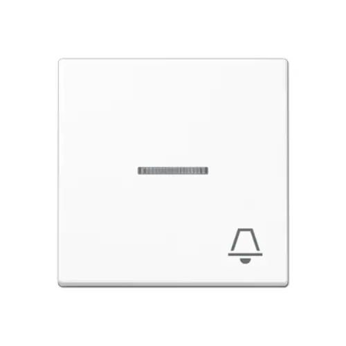 JUNG A 590 KO5 K WW schakelwip met belsymbool controlevenster A-range alpine wit