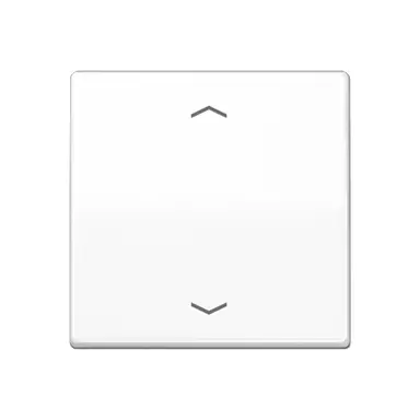 JUNG AS 1700 P WW knop met pijlsymbolen tbv elektronische jaloezieactor AS 500 alpine wit