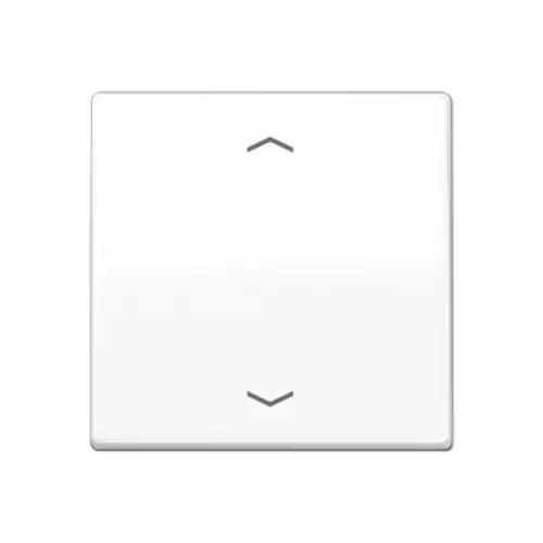 JUNG AS 1700 P WW knop met pijlsymbolen tbv elektronische jaloezieactor AS 500 alpine wit