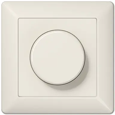 JUNG AS 5544.03 V LED draaidimmer compleet voor enkele montage 3 - 40 Watt AS500 creme