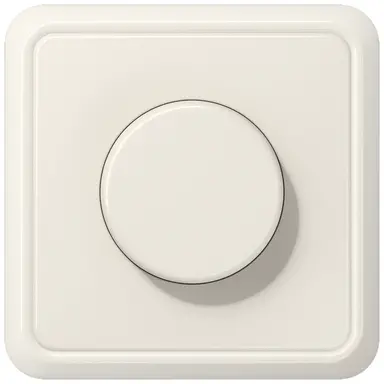 JUNG CD 5544.03 V LED draaidimmer compleet voor enkele montage 3 - 40 Watt CD500 creme