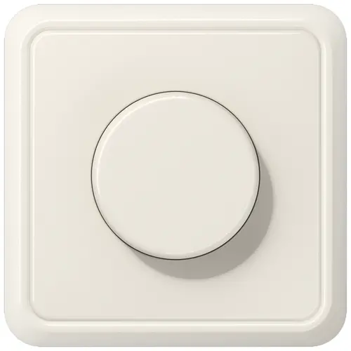 JUNG CD 5544.03 V LED draaidimmer compleet voor enkele montage 3 - 40 Watt CD500 creme