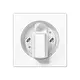 JUNG A 1541 BF WW draaiknop tbv jaloezie of draaischakelaar A-range alpine wit