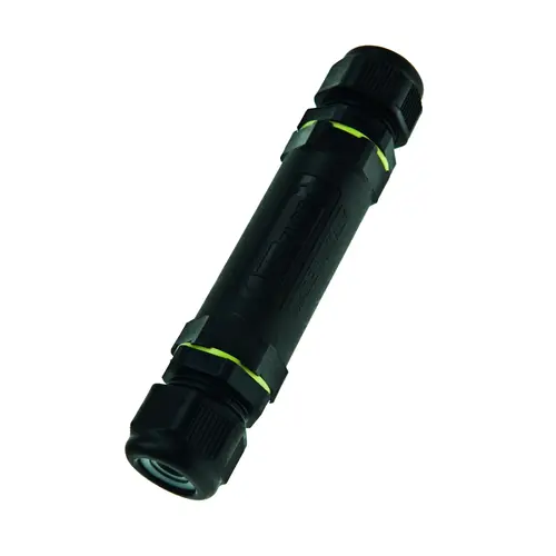Bailey 92100032104 verbindingsmof tbv 3-aderige kabels 5-13 mm IP68 zwart