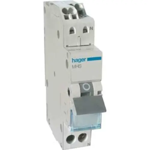 Hager MHS506 Installatieautomaat B-kar 1P 2