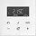 JUNG LS 1790 D WW bedieningselement met display voor kamerthermostaat LS990 alpine wit