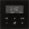 JUNG LS 1790 D SW bedieningselement met display voor kamerthermostaat LS990 zwart glans