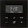 JUNG LS 1790 D SW bedieningselement met display voor kamerthermostaat LS990 zwart