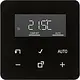 JUNG CD 1790 D SW bedieningselement met display voor kamerthermostaat CD500 zwart glans