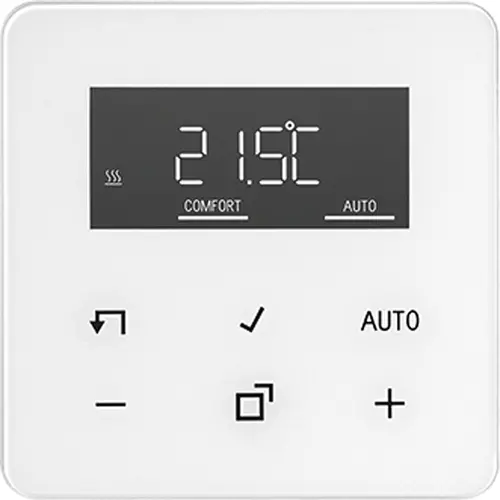 JUNG CD 1790 D WW bedieningselement met display voor kamerthermostaat CD500 alpine wit
