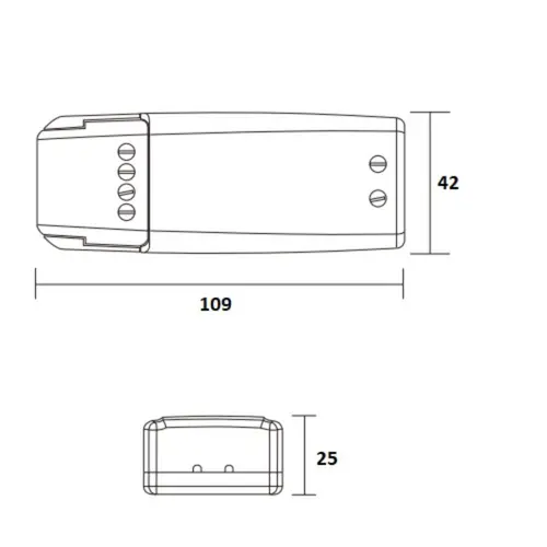 Bailey 145683 TOPO Mini 12V transformator halogeen 0-50W en LED 0-30W dimbaar