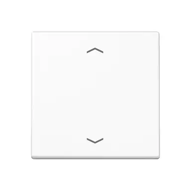 JUNG A 1700 BFP WW knop met pijlsymbolen tbv elektronische jaloezieactor A-range alpine wit