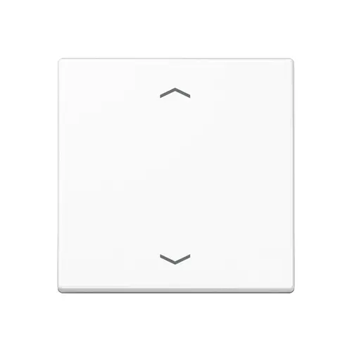 JUNG A 1700 BFP WW knop met pijlsymbolen tbv elektronische jaloezieactor A-range alpine wit