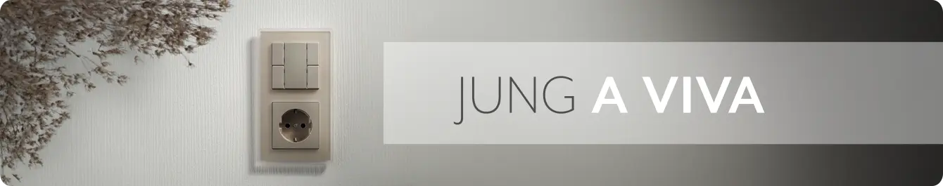 JUNG A Viva schakelmateriaal
