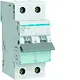 Hager MCN516E installatieautomaat 1p+N 16A C-karakteristiek 6kA