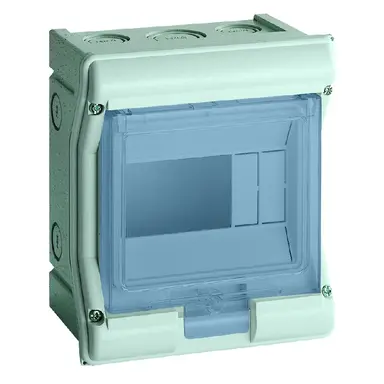 Hager VE106F opbouwverdeler Vector 165x190x113mm 1-rij 6-modulen IP65