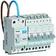 Hager VKS04COMBI combinatie 1x aardlekschakelaar 40A 2P 30mA + 4x installatieautomaat 16A B-karakteristiek