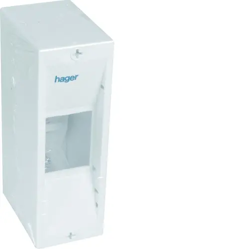 Hager GD102E miniverdeler 2-modulen 55x160mm wit RAL9010 IP30