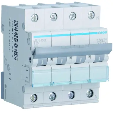 Hager MBN650E Installatieautomaat B-kar 3P 4