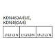 Hager KDN463A kamrail vork 4-polig 63A 10mm2 12-modulen