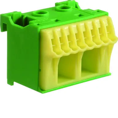 Hager KN10E groen-gele Quickconnect aansluitklem voor aarde 10-posities