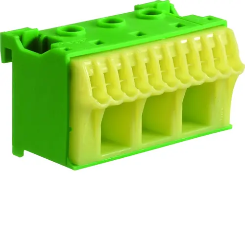 Hager KN14E groen-gele Quickconnect aansluitklem voor aarde 14-posities
