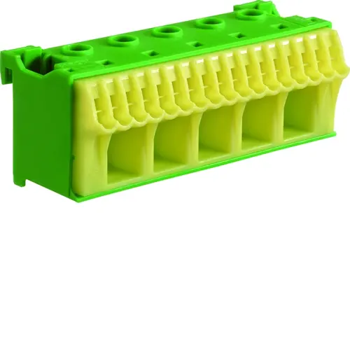 Hager KN22E groen-gele Quickconnect aansluitklem voor aarde 22-posities