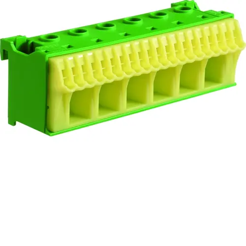 Hager KN26E groen-gele Quickconnect aansluitklem voor aarde 26-posities