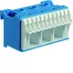 Hager KN14N blauwe Quickconnect aansluitklem voor nul 14-posities
