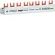 Hager KDN463E kamrail vork 4-polig 63A 10mm2 8-modulen