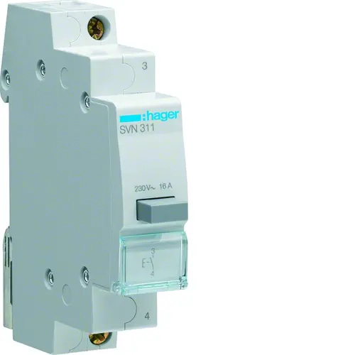 Hager SVN311 Drukknop modulair